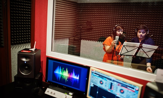 Audio recording studio